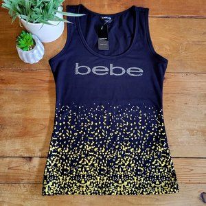 BEBE Sparkle Logo Tank